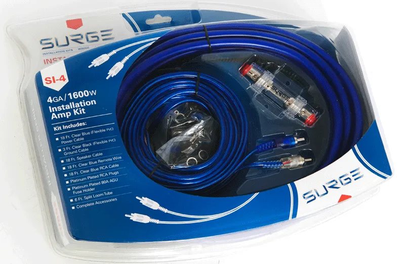 SI-4 - Surge Wire-4 Gauge Installer Series Amp Kit