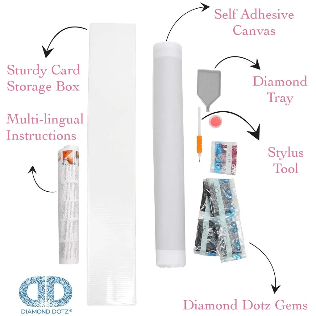 Snow Leopard Spy, Diamond Dotz