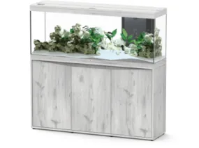 SPLENDID 150x40x61  LED 2.0 AQUARIUM   3WD CABINET-WHITE OAK