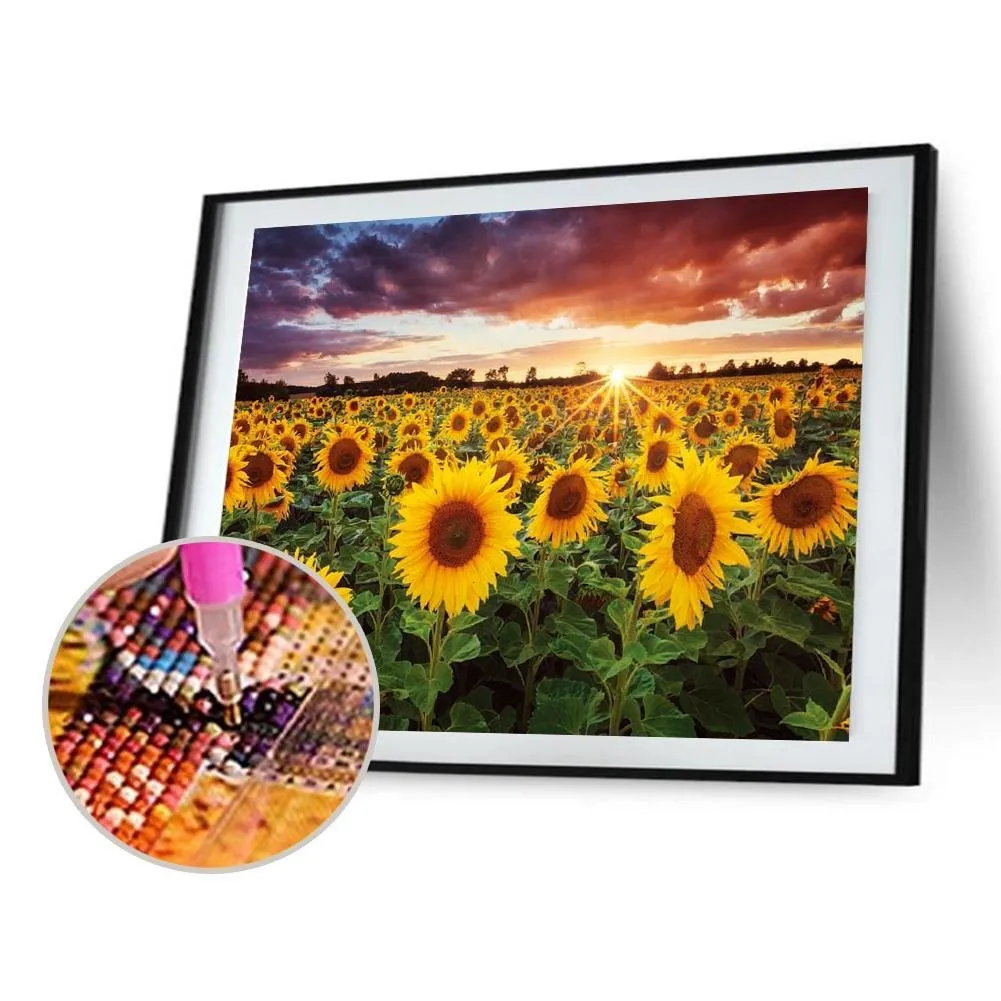 Sunflower - 5D DIY Full Drill Diamond Painting 40*30cm