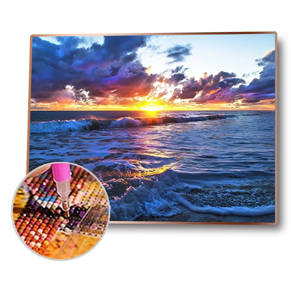 Sunrise - Full Round Diamond - 30x40CM