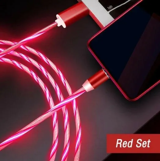 Tangle-Free Magnetic LED Charging Cable for All Devices