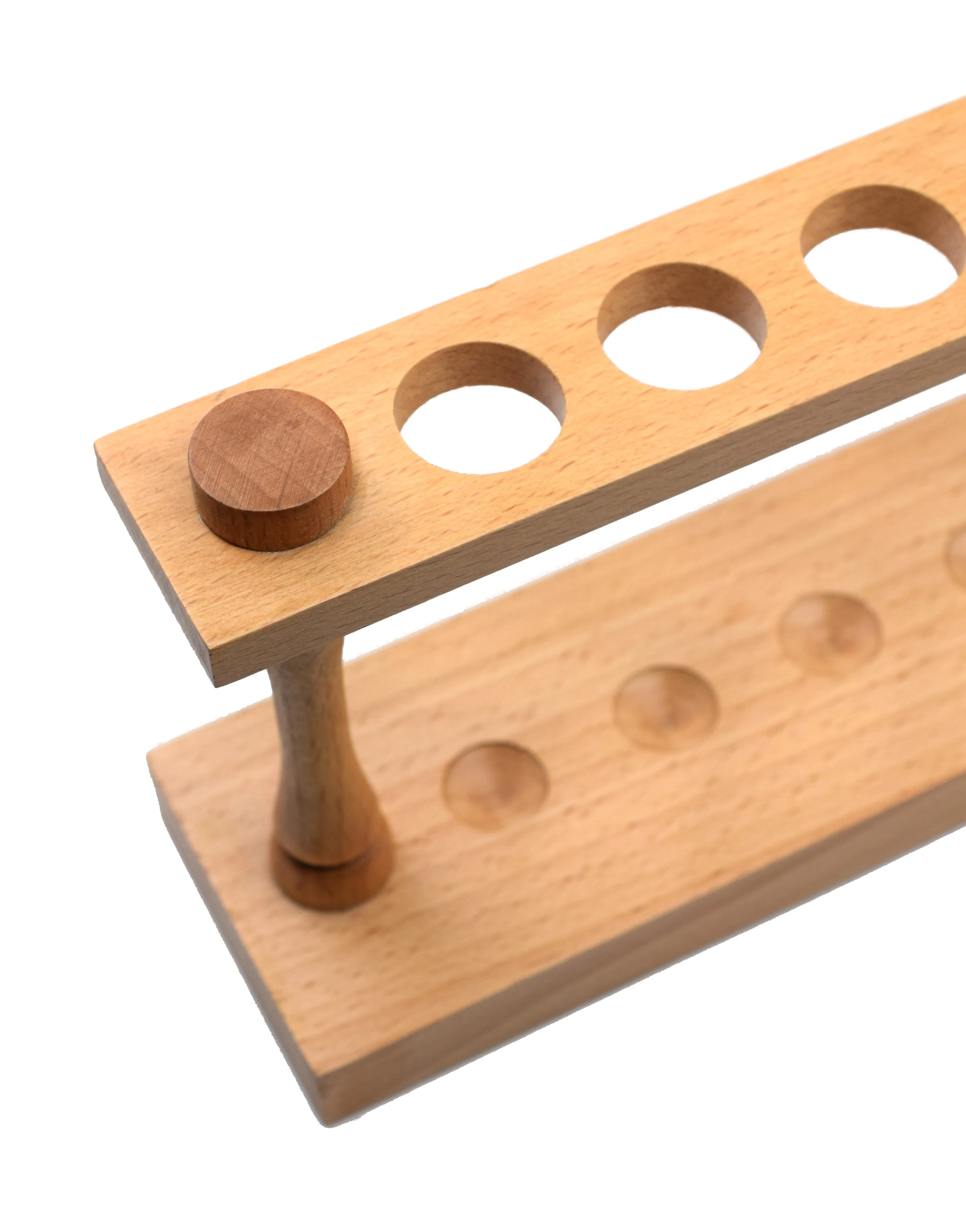 Test Tube Rack - Holds 12 x 22mm Tubes - Hardwood