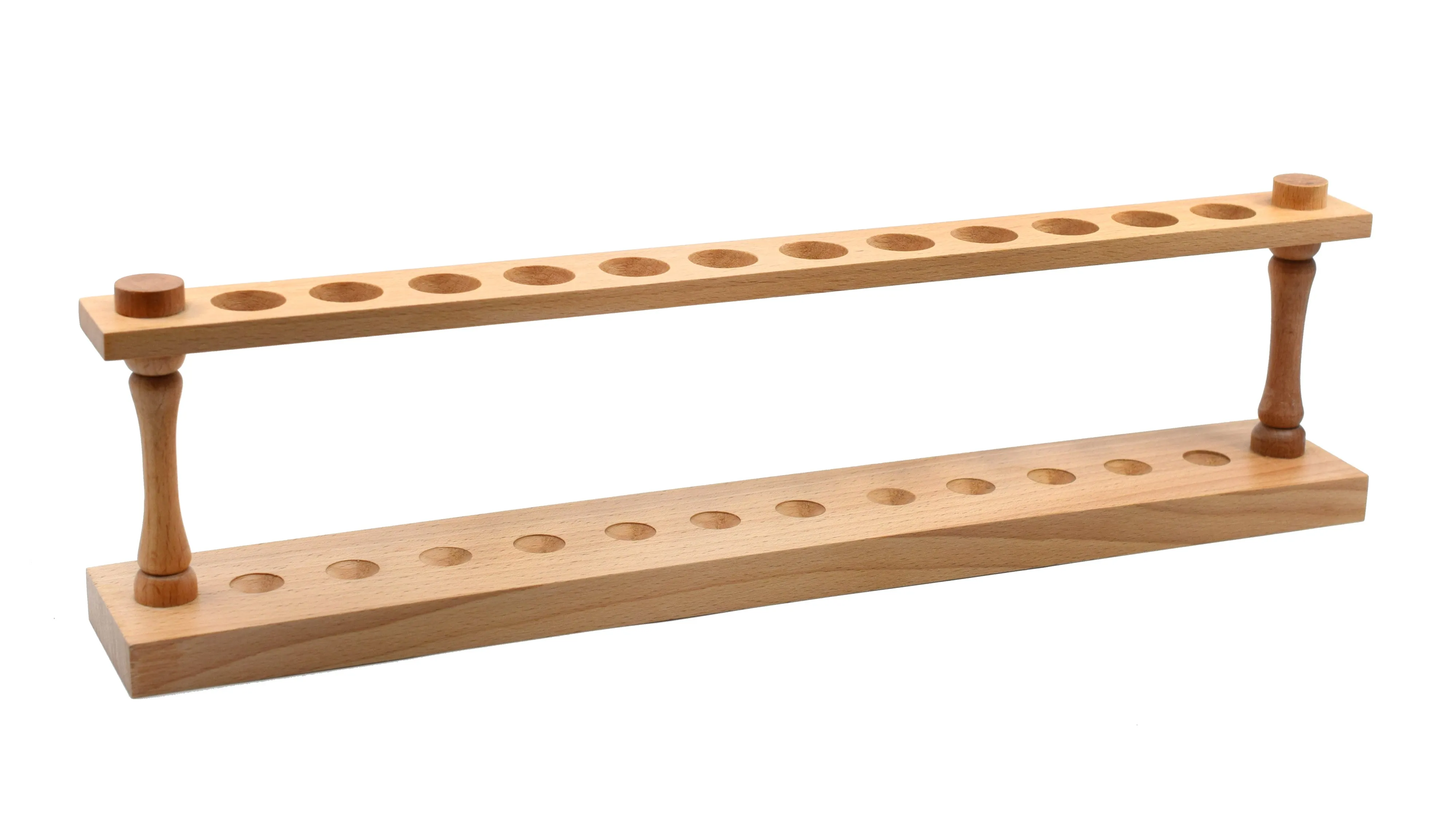 Test Tube Rack - Holds 12 x 22mm Tubes - Hardwood