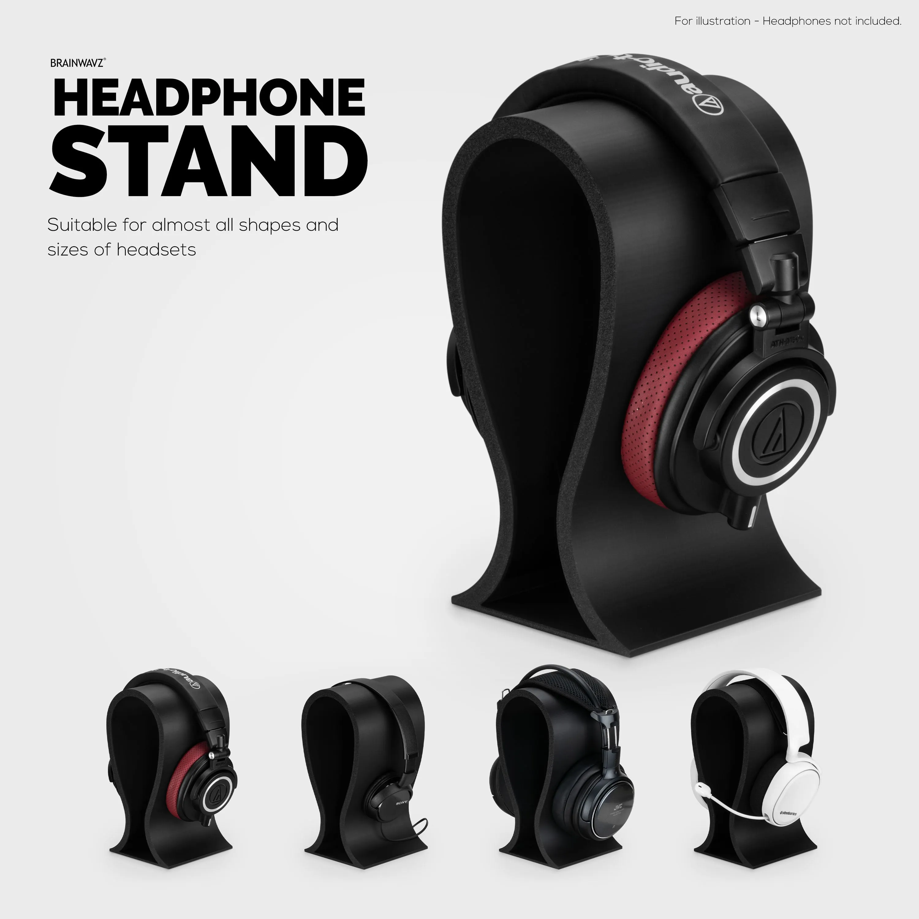 The BMEGA Headphone Stand - Suitable for All Headsets