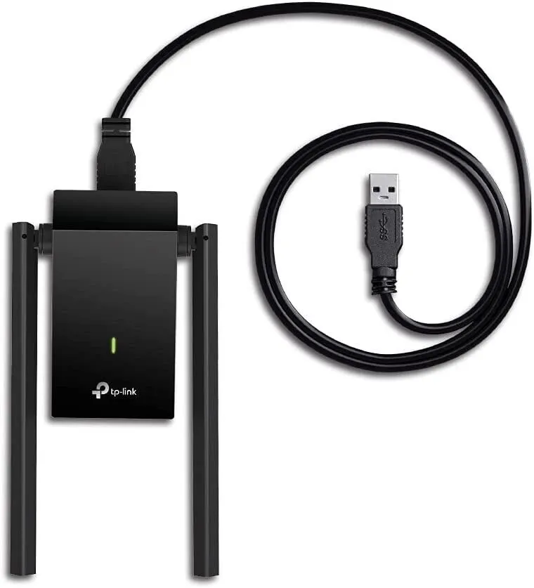 TP-Link Archer T4U Plus AC1300 Dual Antennas High-Gain Wireless USB Adapter