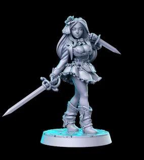 Violeta 3D Printed Miniature