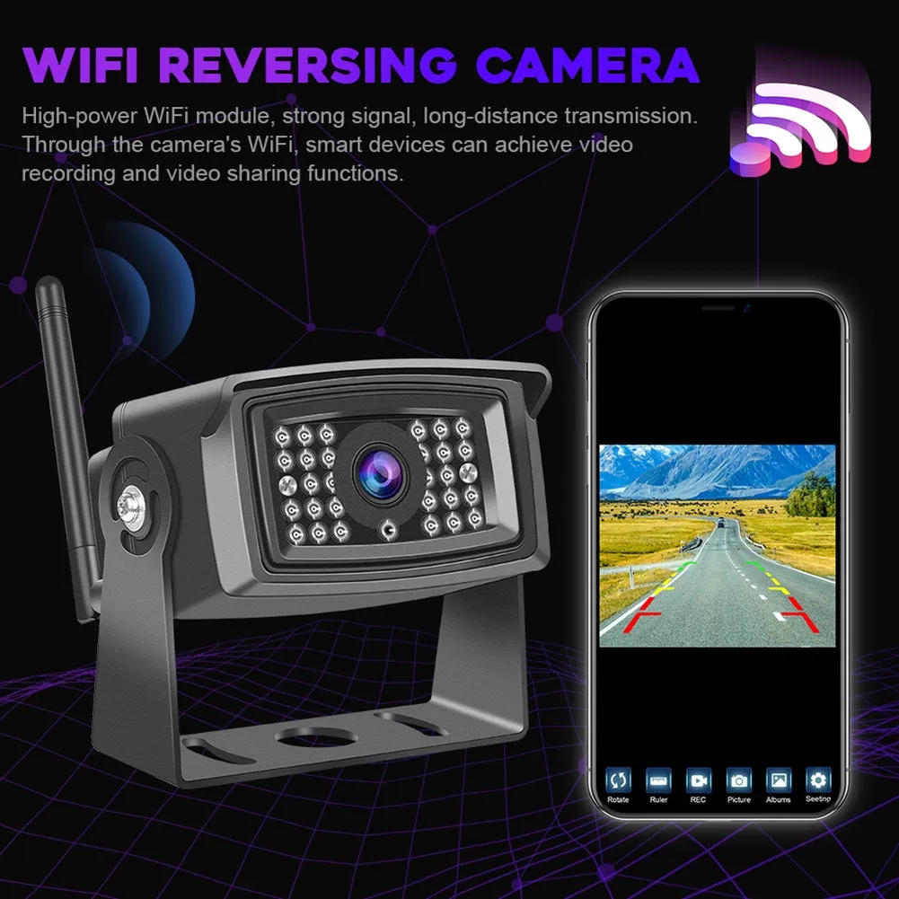 Wifi Wireless Hd Rear View Backup Camera Mobile Phone Monitoring