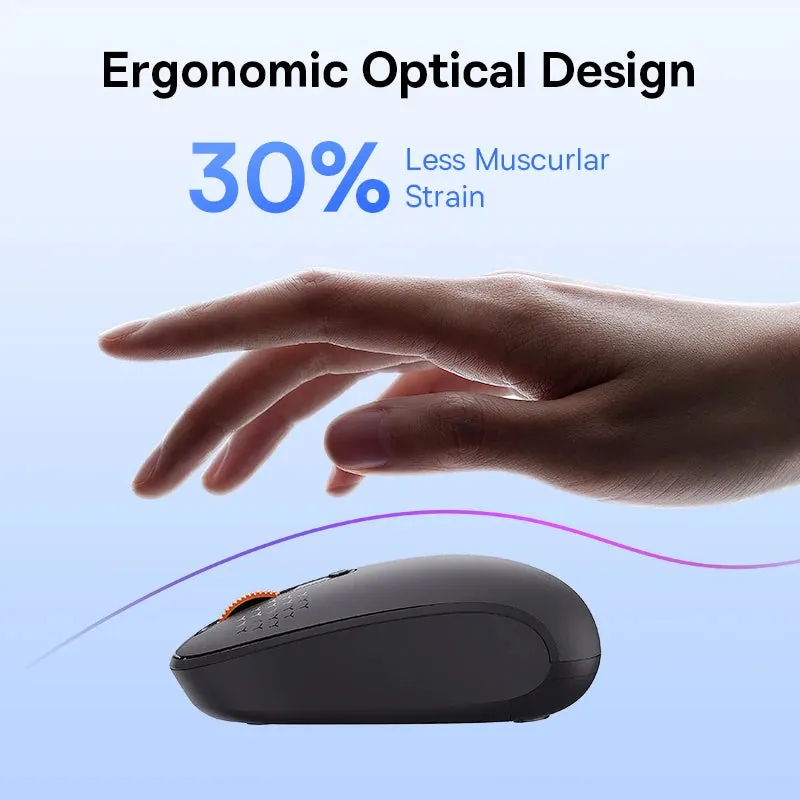 Wireless Bluetooth Silent Mouse with Nano Receiver