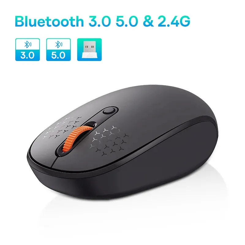 Wireless Bluetooth Silent Mouse with Nano Receiver