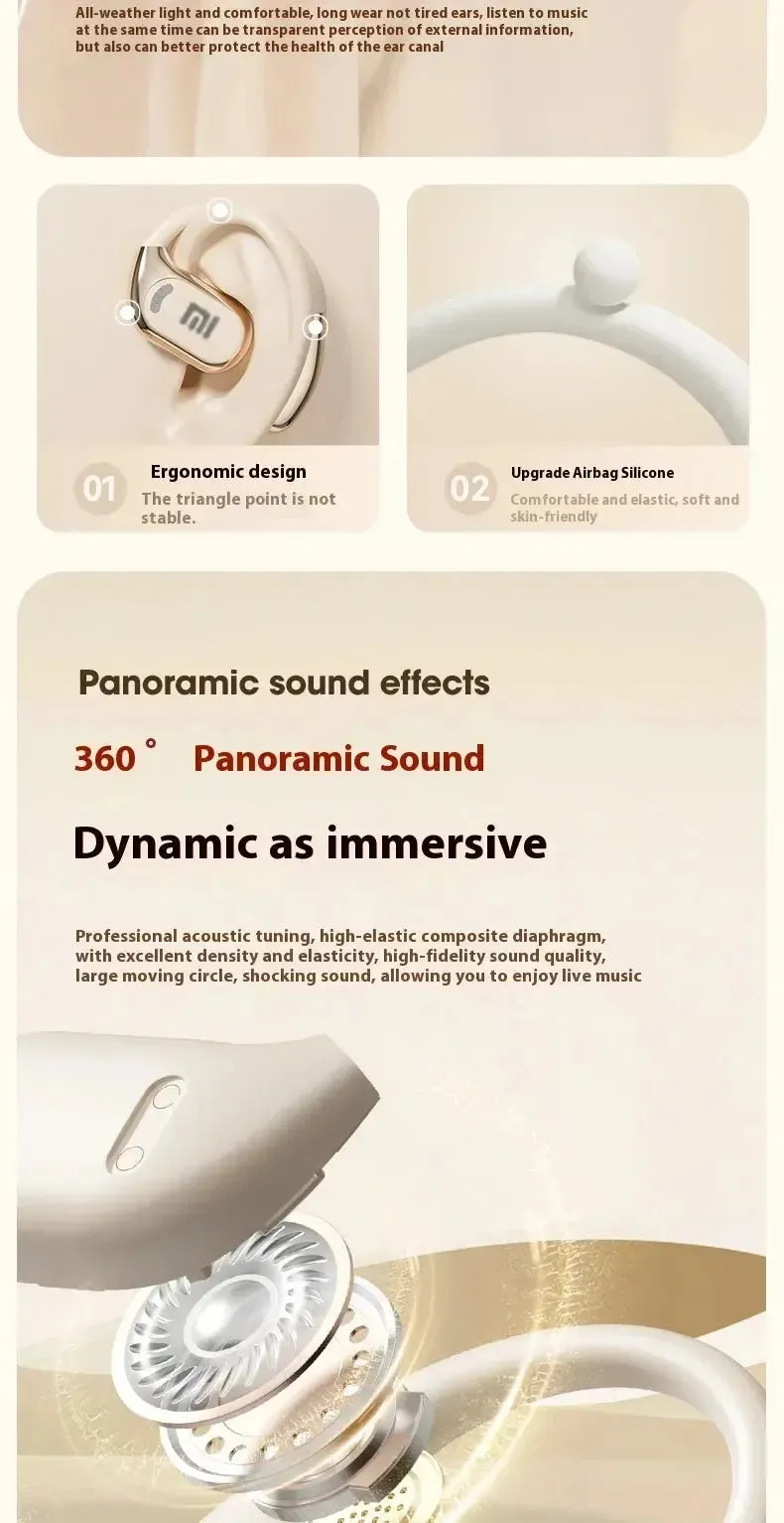 Xiaomi M76 Wireless Headphone Sound HIFI Bluetooth Earphone Gaming Sports Headphones Running Headsets Voice Call with Microphone
